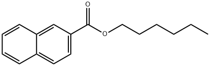 2-Naphthoic acid hexyl ester Struktur