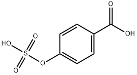 p-Carboxyphenyl sulfate Struktur