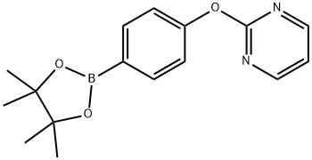 4-(Pyrimidin-2-yloxy)phenylboronic acid pinacol ester Struktur