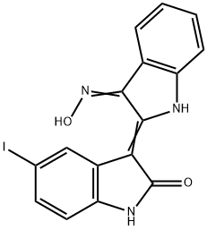 5-Iodoindirubin-3'-monoxime Struktur