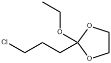 1,3-Dioxolane, 2-(3-chloropropyl)-2-ethoxy- Struktur