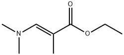 2-Propenoic acid, 3-(dimethylamino)-2-methyl-, ethyl ester, (2E)- Struktur