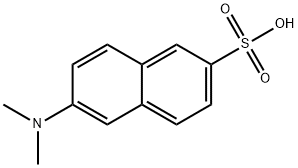 2-Naphthalenesulfonic acid, 6-(dimethylamino)- Struktur