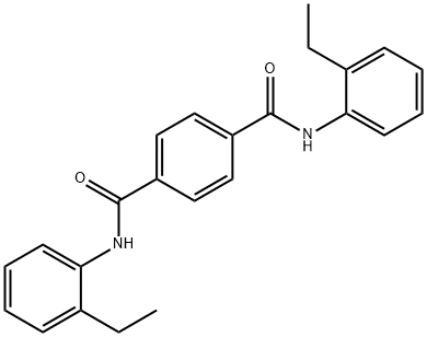 1-N,4-N-bis(2-ethylphenyl)benzene-1,4-dicarboxamide Struktur