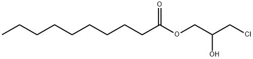 rac-1-Decanoyl-3-Chloropropanediol Struktur