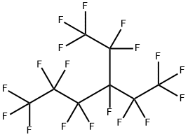 Hexane, 1,1,1,2,2,3,3,4,5,5,6,6,6-tridecafluoro-4-(1,1,2,2,2-pentafluoroethyl)- Struktur