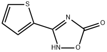 3-(thiophen-2-yl)-4,5-dihydro-1,2,4-oxadiazol-5-one Struktur