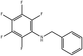 Benzenemethanamine, N-(2,3,4,5,6-pentafluorophenyl)- Struktur