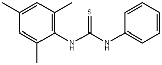 Thiourea, N-phenyl-N'-(2,4,6-trimethylphenyl)- Struktur