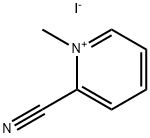 Pyridinium, 2-cyano-1-methyl-, iodide (1:1) Struktur