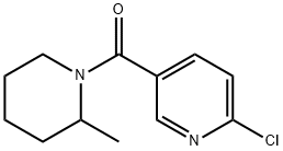 Methanone, (6-chloro-3-pyridinyl)(2-methyl-1-piperidinyl)- Struktur