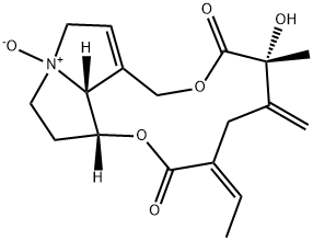 Seneciphylline N-oxide Struktur