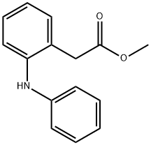 Benzeneacetic acid, 2-(phenylamino)-, methyl ester Struktur