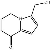 8(5H)-Indolizinone, 6,7-dihydro-3-(hydroxymethyl)- Struktur