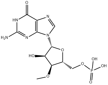 5'-Guanylic acid, 3'-O-methyl- Struktur