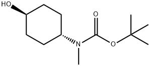 TRANS-(4-HYDROXY-CYCLOHEXYLMETHYL)-CARBAMIC ACID TERT-BUTYL ESTER Struktur