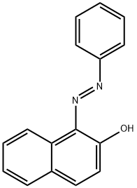 2-Naphthalenol, 1-[(1E)-2-phenyldiazenyl]- Struktur