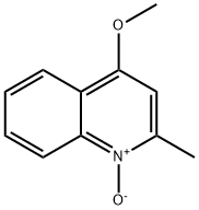 2-methyl-4-methoxy-quinoline-1-oxide Struktur