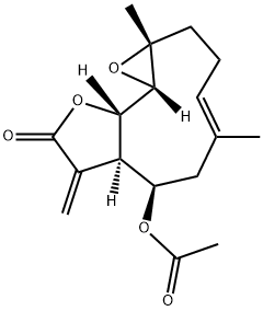 (1aR,4E,7R,7aR,10aS,10bR)-7-Acetoxy-2,3,6,7,7a,8,10a,10b-octahydro-1a,5-dimethyl-8-methyleneoxireno[9,10]cyclodeca[1,2-b]furan-9(1aH)-one