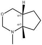 Cyclopent[d][1,3]oxazine, octahydro-1,7a-dimethyl-, (4aR,7aS)-rel- (9CI) Struktur