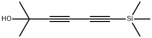 3,5-Hexadiyn-2-ol, 2-methyl-6-(trimethylsilyl)- Struktur