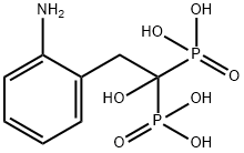 Phosphonic acid, P,P'-[2-(2-aminophenyl)-1-hydroxyethylidene]bis- Struktur