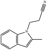 1H-Indole-1-propanenitrile, 2-methyl- Struktur