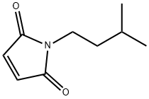 1-(3-methylbutyl)-2,5-dihydro-1H-pyrrole-2,5-dione Struktur