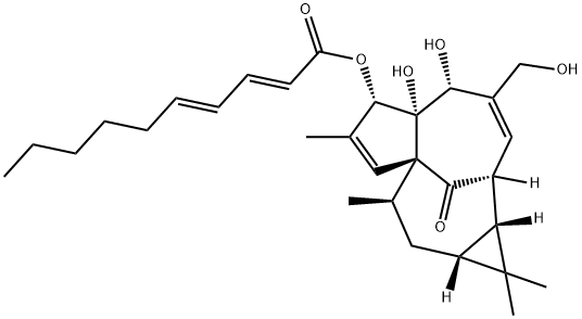 3-O-(2'E,4'E-Decadienoyl)ingenol Struktur