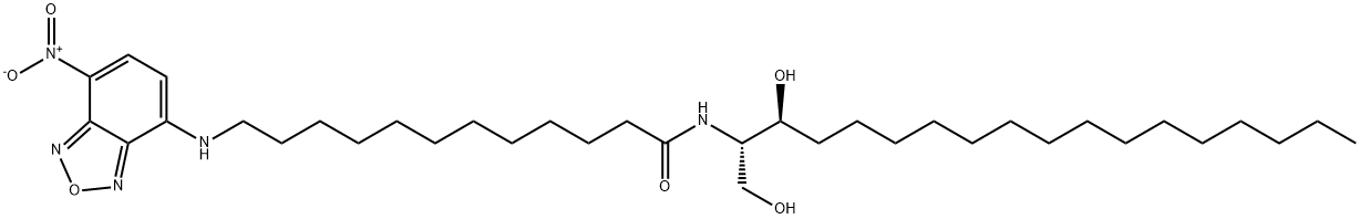 C12 NBD L-threo dihydro Ceramide (d18:0/12:0) Struktur