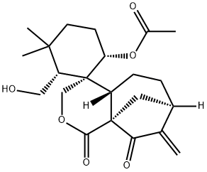 Lushanrubescensin H Struktur