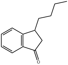 1H-Inden-1-one, 3-butyl-2,3-dihydro- Struktur