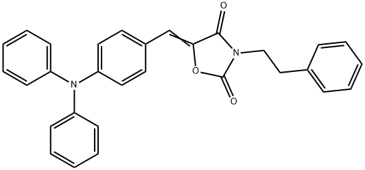 2,4-Oxazolidinedione,5-[[4-(dipenylamino)phenyl]methlene-3-(2-phenylethyl)-