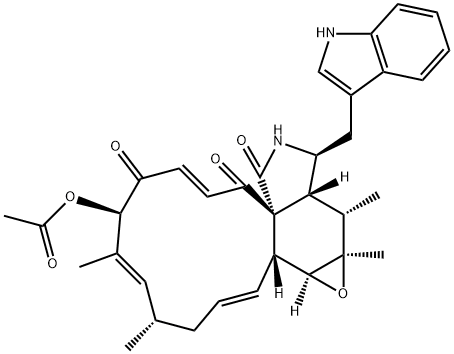 19-O-Acetylchaetoglobosin A Struktur