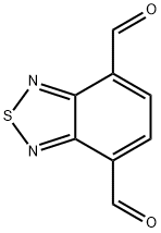 2,1,3-Benzothiadiazole-4,7-dicarboxaldehyde Struktur