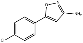 JR-9574, 5-(4-Chlorophenyl)isoxazol-3-amine, 97% Struktur