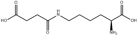 Lysine(succinyl)-OH Struktur