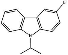 9H-Carbazole, 3-bromo-9-(1-methylethyl)- Struktur