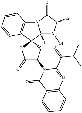 TRYPTOQUIVALONE Struktur