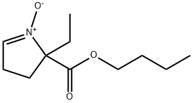 2H-Pyrrole-2-carboxylicacid,2-ethyl-3,4-dihydro-,butylester,1-oxide(9CI) Struktur