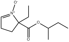 2H-Pyrrole-2-carboxylicacid,2-ethyl-3,4-dihydro-,1-methylpropylester,1-oxide(9CI) Struktur