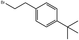 Benzene, 1-(2-bromoethyl)-4-(1,1-dimethylethyl)- Struktur