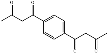 1,3-Butanedione, 1,1'-(1,4-phenylene)bis- Struktur