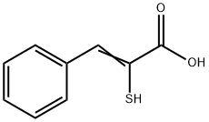 α-Mercaptobenzeneacrylic acid Struktur