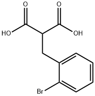 Propanedioic acid, 2-[(2-bromophenyl)methyl]- Struktur