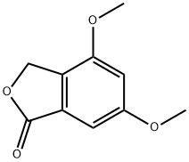 4,6-二甲氧基-1,3-二氫-2-苯并呋喃-1-酮, 58545-97-4, 結(jié)構(gòu)式