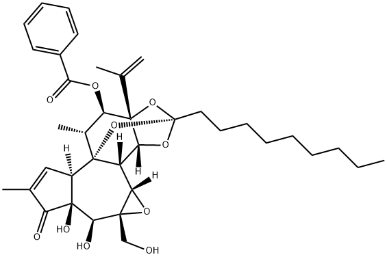 12β-Benzoyloxysimplexin Struktur