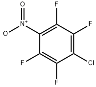 Benzene, 1-chloro-2,3,5,6-tetrafluoro-4-nitro- Struktur