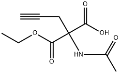 Propanedioic acid, 2-(acetylamino)-2-(2-propyn-1-yl)-, 1-ethyl ester