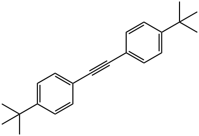 Benzene, 1,1'-(1,2-ethynediyl)bis[4-(1,1-dimethylethyl)- Struktur